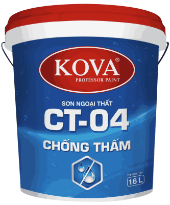 Sơn ngoại thất cao cấp KOVA CT-04 Chống thấm